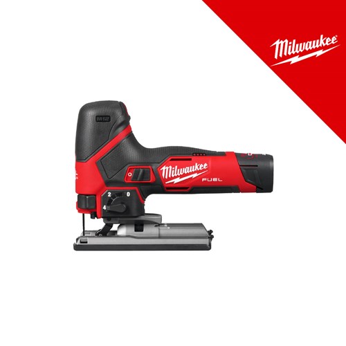 MILWAUKEE 12V AKU UBODNA PILA, u X koferu sa 1x2Ah i 1x4Ah baterijama i punjačem (M12FJS-422X - 4933500575)