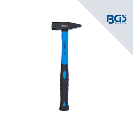 Čekić bravarski BGS s fiberglasnom drškom, težine 500 grama, model 3854, prikazan na bijeloj pozadini s logotipom BOC u gornjem desnom kutu.