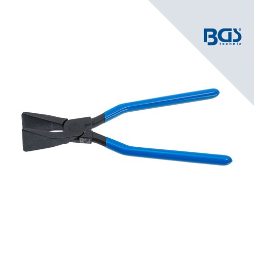 BGS kliješta za savijanje ravna 280mm 6160 s plavim rukama i crnim glavom, dizajnirana za precizno oblikovanje metala.