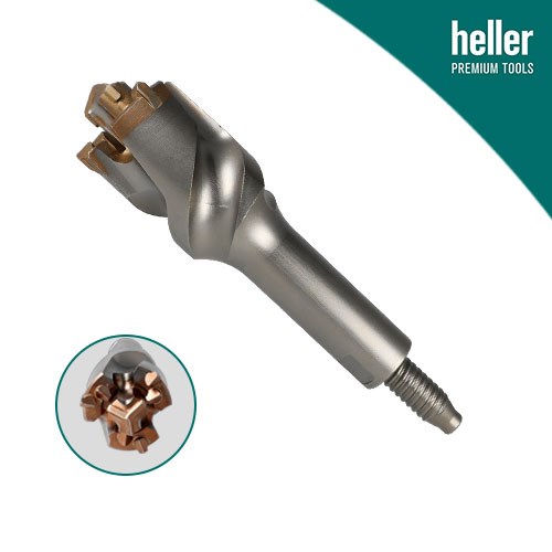 HELLER Premium Tools centrirano svrdlo Ratio 12 [2206] s detaljnim prikazom vrha svrdla.