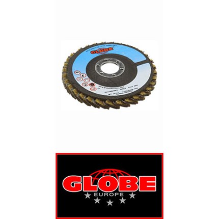 Fin GLOBE ploča za završnu obradu 125, s detaljnim tehničkim oznakama i logotipom GLOBE Europe na dnu.