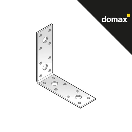 Spojni kutnik od čelika dimenzija 102x102x35x2,5 mm s više otvora za šrafove, prikazan na bijeloj pozadini.