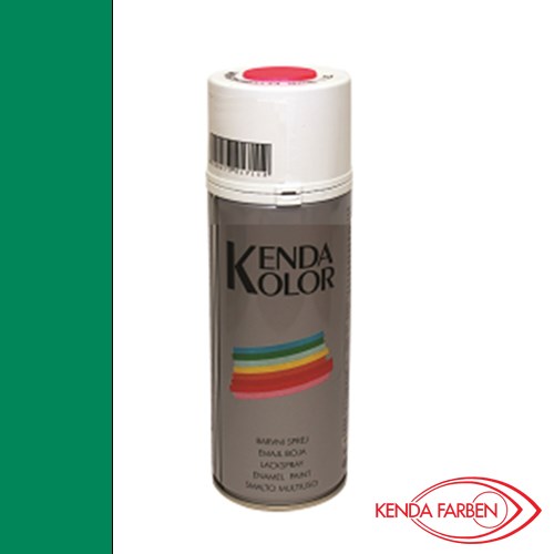 Kenda sprej boja u svijetlozelenoj boji od 400 ml, s logotipom Kenda Farben na dnu.