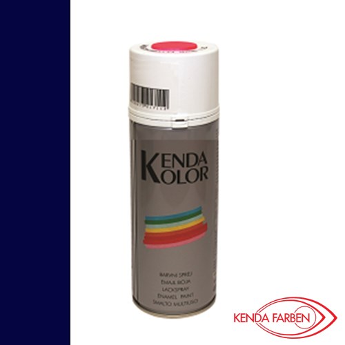 Kenda Kolor sprej boja tamno plava 400ml u metalnom loncu s logotipom Kenda Farben.