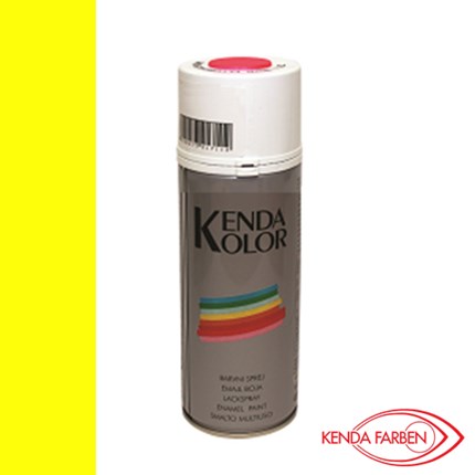 Kenda Kolor sprej boja u žutoj fluorescentnoj boji od 400 ml.