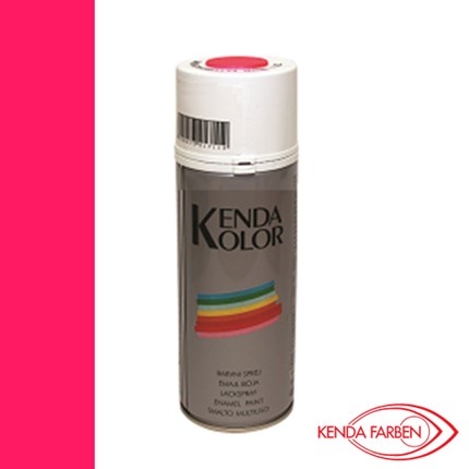 Kenda Kolor sprej boja u fluorescentnom roze tonu od 400 ml, idealna za kreativne projekte i dekoraciju.