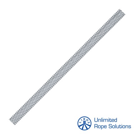 Srebrna Dyneema konopa LIROS Performance Racer O6mm, dizajnirana za vrhunsku izdržljivost i performanse u ekstremnim uvjetima.