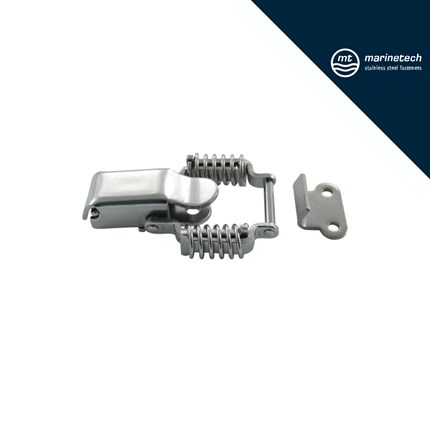 Zatvarač od nehrđajućeg čelika, model Art 814956, dimenzija 60-63 mm, klasa A2, s metalnim nosačem i oprugama.