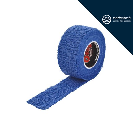 Plavi samoljepljivi flaster RESQ-PLAST, art. 814974, širine 25 mm i dužine 4500 mm, namijenjen za zaštitu i popravak.