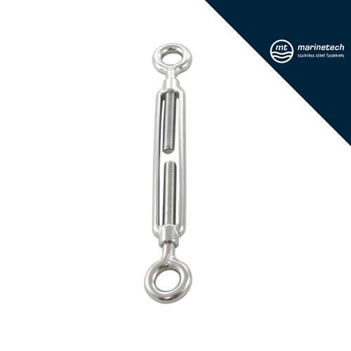 Čvrsti natezač oko-oko od nehrđajućeg čelika, model 8246 A4, s 12 mm širinom, namijenjen za pomorsku upotrebu.