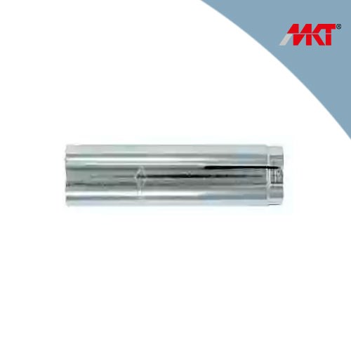 MKT usadna tipla E M 12x80, metalni cilindrični spojnik s glatkim površinama i preciznim dimenzijama.