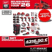 MILWAUKEE V.K. SET ZA KROVOPOKRIVAČE MAXI