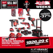 MILWAUKEE V.K. SET ZA SUHU GRADNJU (M18FPP4BJ-503P + M18FSGC-202X + 4932479784 + 4932499209 + 4932471358 + 4932500064)