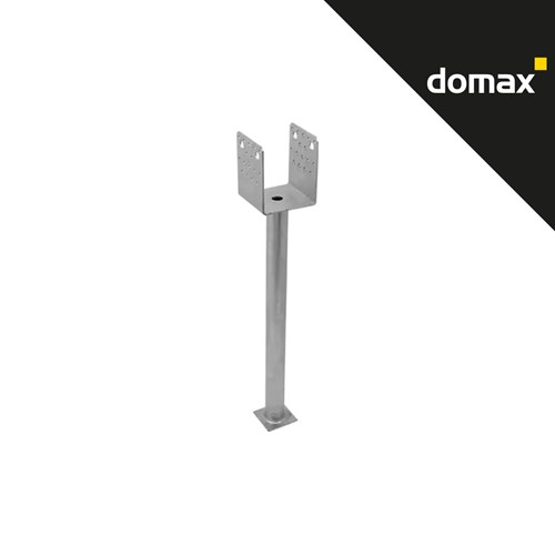 Klasični nosač grede od čelika, dimenzija 141x125x120x4,0, s U-oblikom za pričvršćivanje i kvadratnom osnovom.