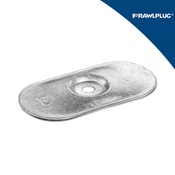 METALNA PODLOŠKA PLITKA OVAL ZN 82x40mm/7mm