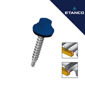 Fasadni vijak Etanco GTF 4.8x50 RAL 5010 Tamno Plavi