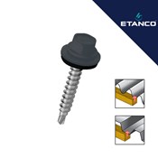 Fasadni vijak Etanco GTF 4.8x50 RAL 7016 Sivi