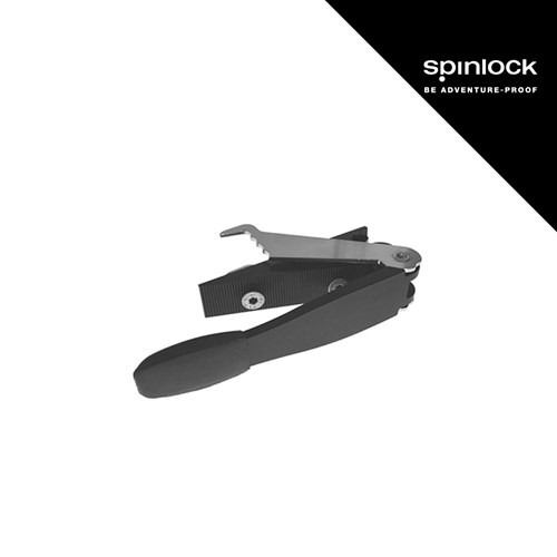 Kompaktan aluminijumski SPINLOCK rezervni ručak za bicikl, dizajniran za modele ZS1014 i 1214, sa ergonomskim držačem i metalnim delovima.