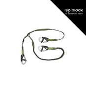 SPINLOCK sigurnosna 2m gurtna nerastezljiva sa 3 karabina