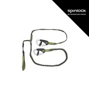 SPINLOCK sigurnosna gurtna, nerastezljiva gurtna dva karabina+omča
