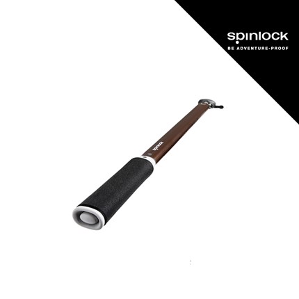 Produžetak za argolu SPINLOCK EJ-600-900mm sivi, s crnim gumiranim ručkom i metalnim dijelom, prikazan na bijeloj pozadini.