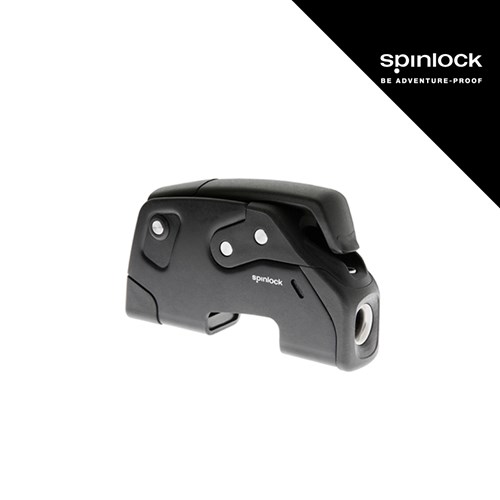 Crni Spinlock stoper XTR jednostruki 8-12 mm s bijelim detaljima i logotipom na bijeloj pozadini.