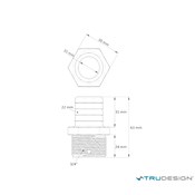 Tail 50mm 2˝ BSP Long Thread