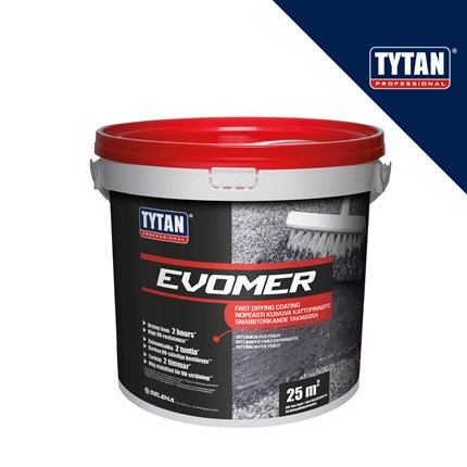 Čvrsta završna boja za krovove, TYTAN EVOMER DACH pak od 9 kg.