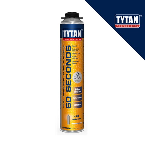 TYTAN Professional 60 sekundi univerzalno PU građevinsko ljeplo u paketu od 750 ml.