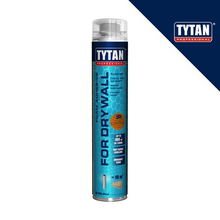 TYTAN Professional ljepilo za gips kartonske ploče, 830 ml, u plavoj boji.