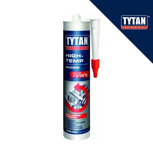 Silikon za visoke temperature u cijevi od 280 ml, s oznakom do +315°C, za profesionalnu upotrebu.