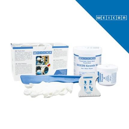 WEICON Keramik W pastozan proizvod punjen mineralima u pakiranju od 0,5 kg.