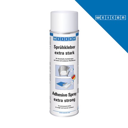 Bijela bočica WEICON Adhesive Spray extra strong, sprej za lepljenje, extra jak, pak=500ml [10024662]