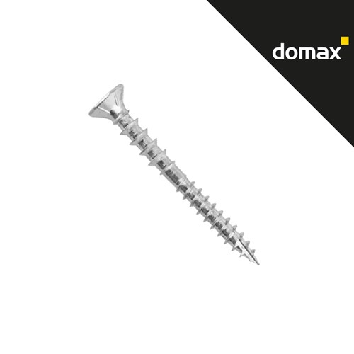Cinčani vijak DMAX distancer 6x100 s oštrim navojem i zaobljenom glavom, namijenjen za precizno pričvršćivanje.